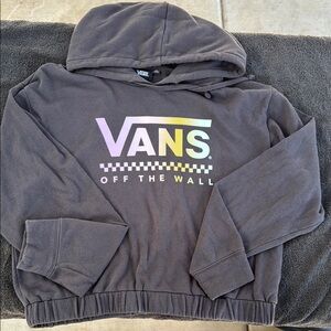 Women’s Vans cropped hoodie. Size L
